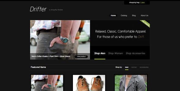 Drifter - A Shopify Theme - ThemeForest Item for Sale