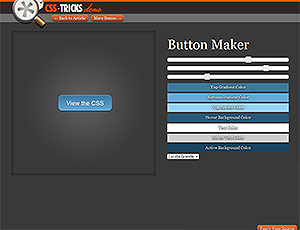 CSS Tricks Button Maker screenshot