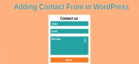 How to Create a Contact Form in WordPress?