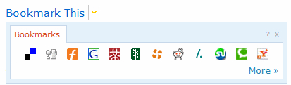 add-this Social Dropdown