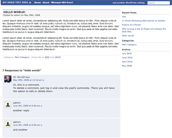 Facebook Addict WordPress Theme Facebook Addict WordPress Theme