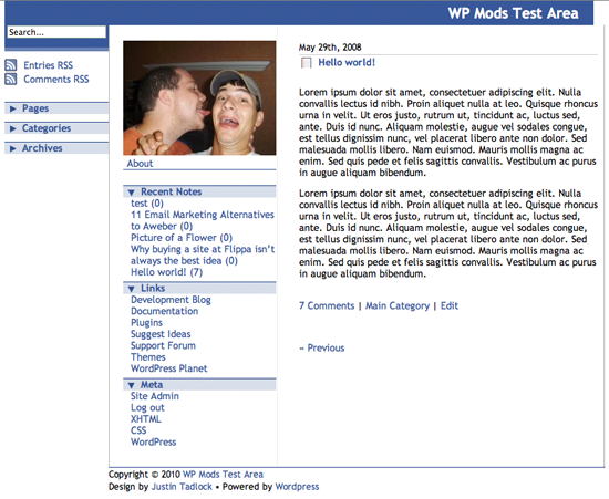 Facebooked WordPress Theme Facebooked WordPress Theme