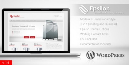 Epsilon - Hosting and Business WordPress Theme Epsilon - Hosting and Business WordPress Theme