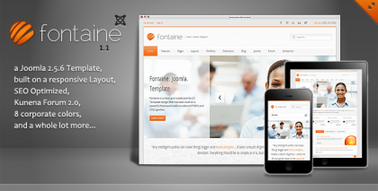 Fontaine - Clean Responsive Joomla Template Fontaine - Clean Responsive Joomla Template