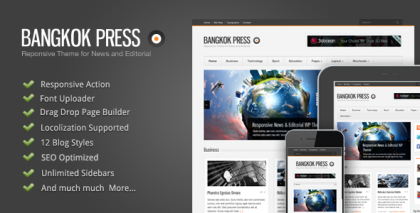 Bangkok Press - Responsive, News & Editorial Theme Bangkok Press - Responsive, News & Editorial Theme