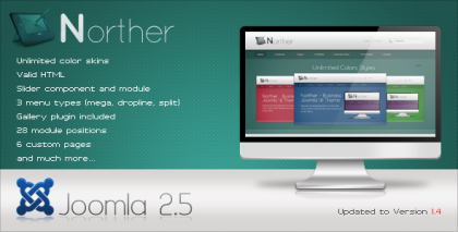 NORTHER - Professional Business Joomla 1.6 Theme NORTHER - Professional Business Joomla 1.6 Theme