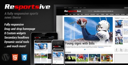 Resportsive - Responsive Sports News Theme Resportsive - Responsive Sports News Theme