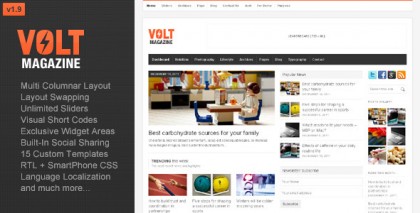 Volt - Magazine / Editorial WordPress Theme Volt - Magazine / Editorial WordPress Theme