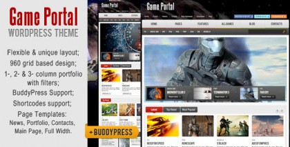 Game Portal WordPress & BuddyPress Theme Game Portal WordPress & BuddyPress Theme