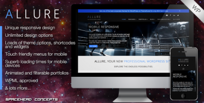 Allure - Professional Responsive WordPress Theme Allure - Professional Responsive WordPress Theme