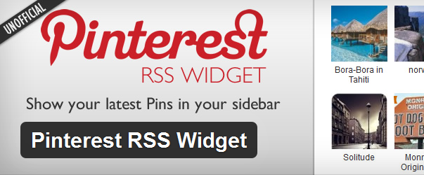 3 Pinterest RSS Widget
