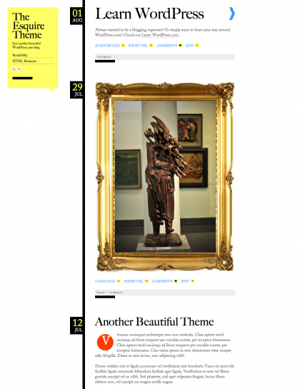 esquire wordpress theme esquire wordpress theme