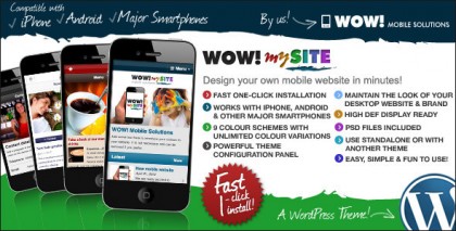 WOW! mySite WordPress Mobile Theme WOW! mySite WordPress Mobile Theme