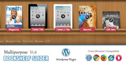 Multipurpose Bookshelf Slider - WordPress Plugin Multipurpose Bookshelf Slider - WordPress Plugin