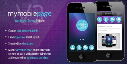 My Mobile Page V3 WordPress Theme My Mobile Page V3 WordPress Theme