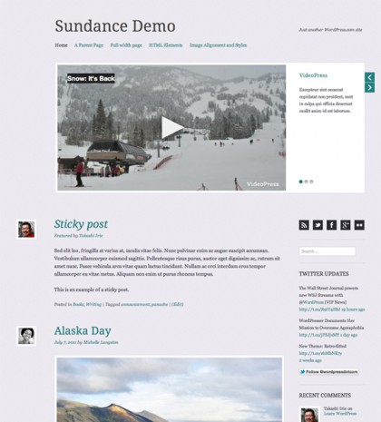sundance wordpress theme sundance wordpress theme