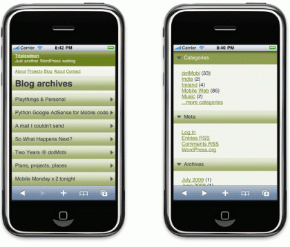 WordPress Mobile Pack WordPress Mobile Pack