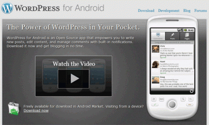 WordPress for Android WordPress for Android
