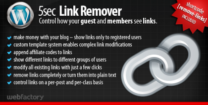 5sec Link Remover - a membership extension plugin 5sec Link Remover - a membership extension plugin