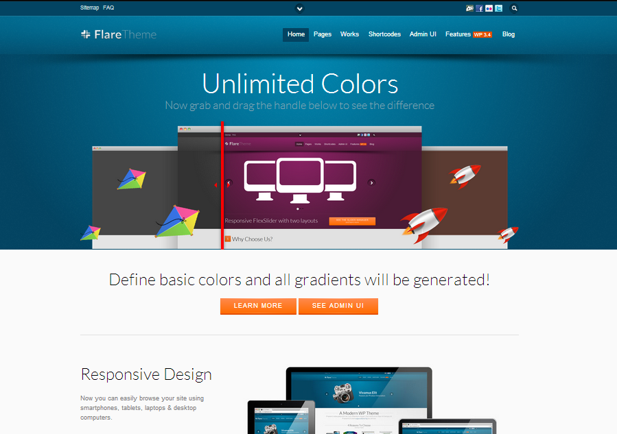 Flare - Responsive Business & Portfolio WP Theme1 Flare - Responsive Business & Portfolio WP Theme1