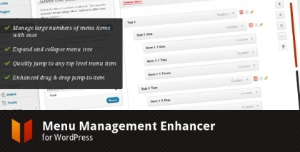 Menu Management Enhancer for WordPress Menu Management Enhancer for WordPress