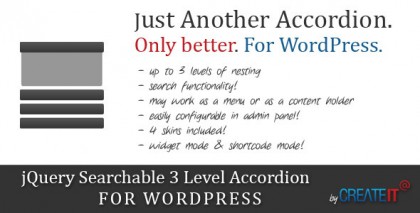 jQuery Searchable 3 Level Accordion For WordPress jQuery Searchable 3 Level Accordion For WordPress