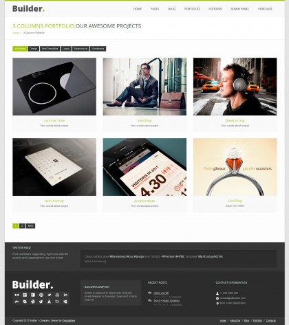 builder wordpress theme