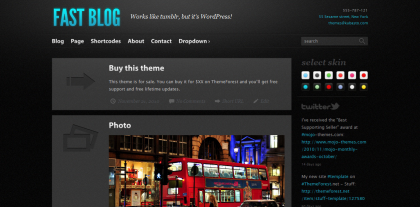 fast blog theme fast blog wordpress magazine theme
