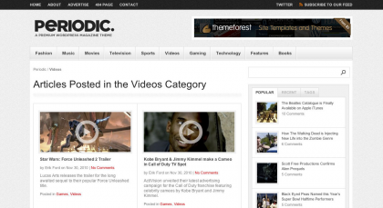 periodic periodic wordpress magazine theme