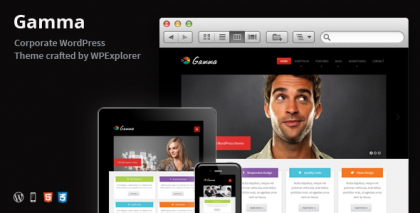gamma corporate wordpress theme gamma corporate wordpress themes