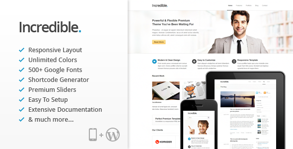 incredible corporate wordpress theme incredible corporate wordpress theme