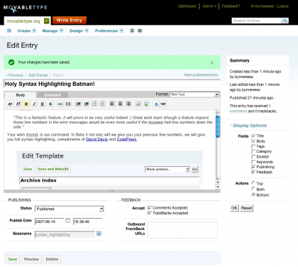 blogging platform4 blogging platform movable type